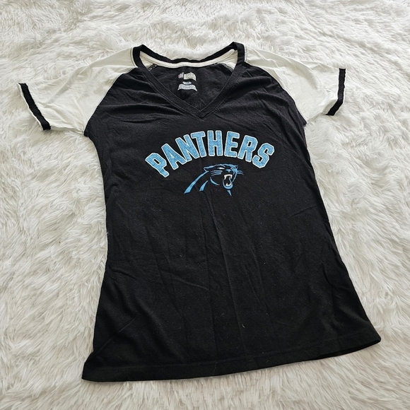 NFL team apparel carolina panthers short sleeve tee size small - Picture 5 of 8